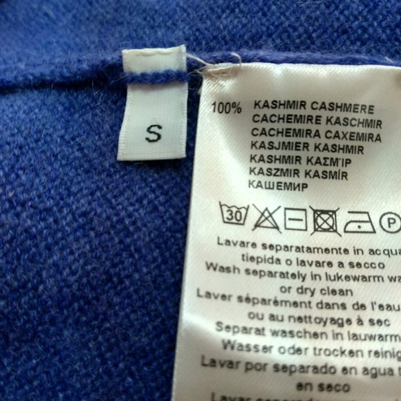 LAMBERTO LOSANI Purple Cashmere Cardigan S - Picture 3 of 6